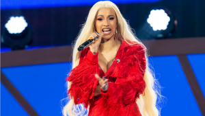 Cardi B performs on stage during 2018 Global Citizen Festival: Be The Generation in Central Park