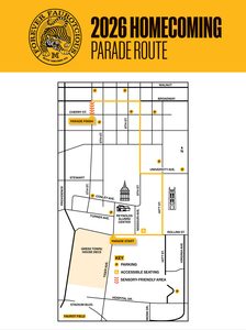 homecoming 2026 parade route